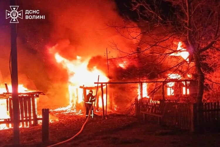 У вогні на Волині загинули двоє чоловіків