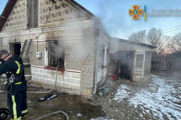 У Луцькому районі в пожежі згинули мати та син