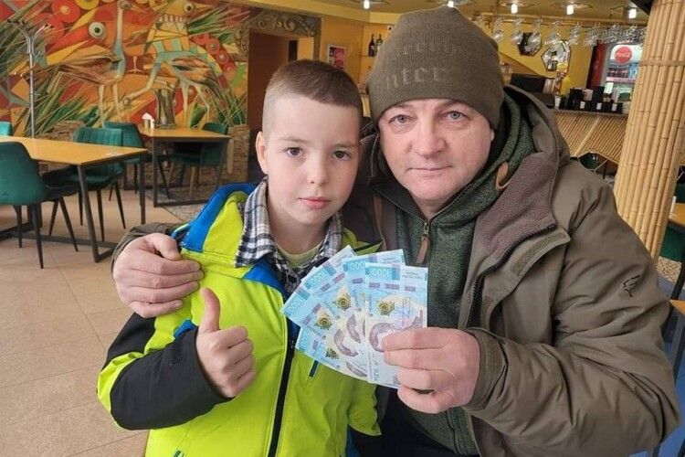 10-річний лучанин передав подаровані кошти на потреби ЗСУ