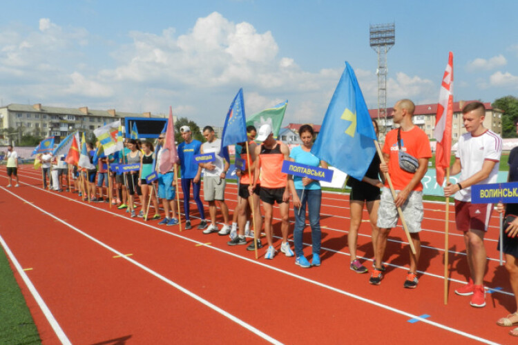 В обласному центрі Волині стартував Чемпіонат України з легкої атлетики 