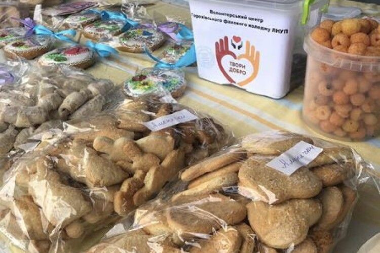 У волинському Горохові студенти й викладачі коледжу вторгували для ЗСУ 10583 гривень (Фото)