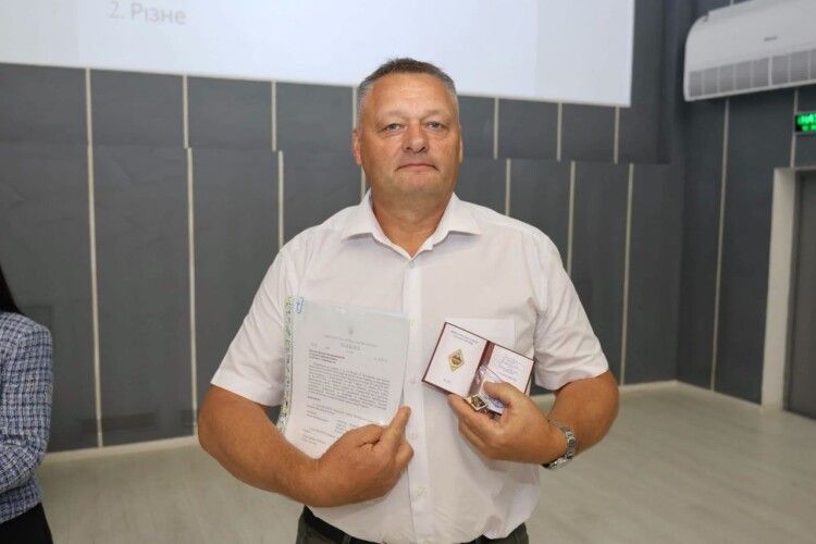 Директор волинського коледжу отримав високу відзнаку «Відмінник освіти»