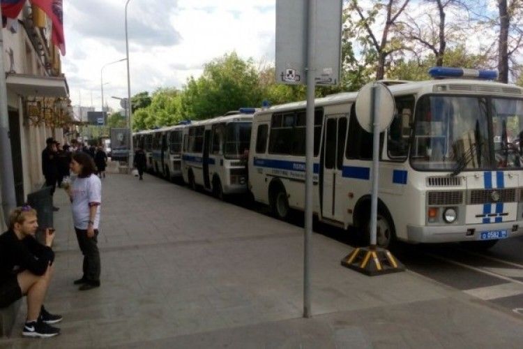 У Москві закрили для пішоходів вхід на вулицю, де повинен пройти мітинг