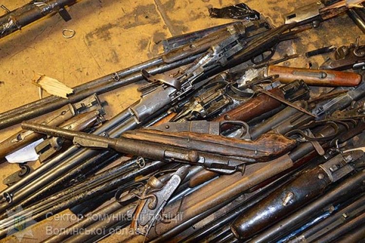 У Нововолинську знайшли місце для майже 150 одиниць вилученої зброї