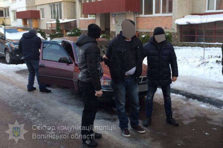 Луцький злодюга і два його «генацвалє» вже в руках поліції (фото+відео)