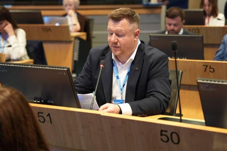 Очільник наймолодшого міста на Волині виступив в Європарламенті
