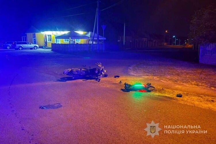 На Волині п’яний мотоцикліст збив 11-річного хлопчика на електросамокаті