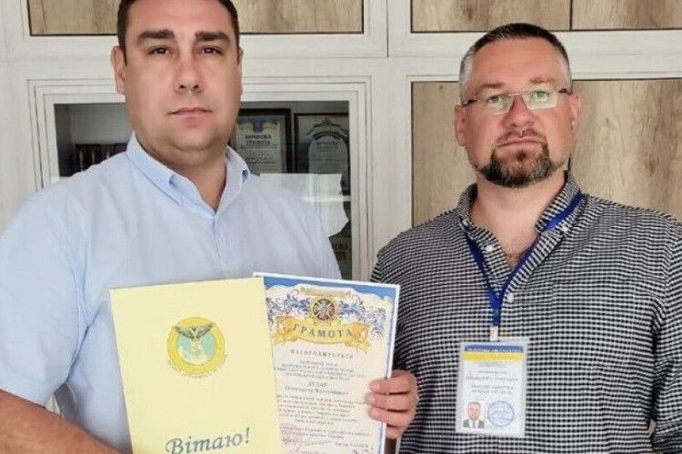 Керівника Волинської обласної лікарні відзначило управління розвідки
