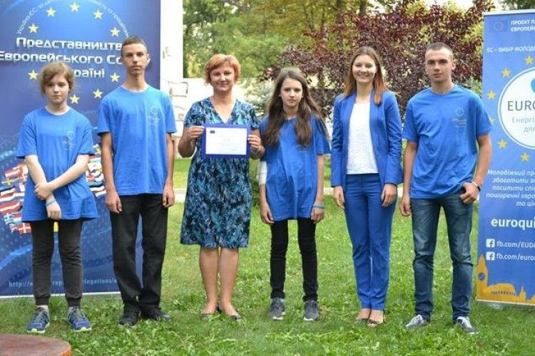 Школярі з Піддубців — в гостях у Євросоюзу