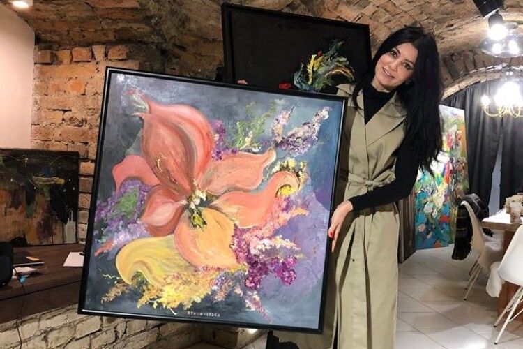 Волинська художниця продає власну картину, щоб допомогти хворій дитині