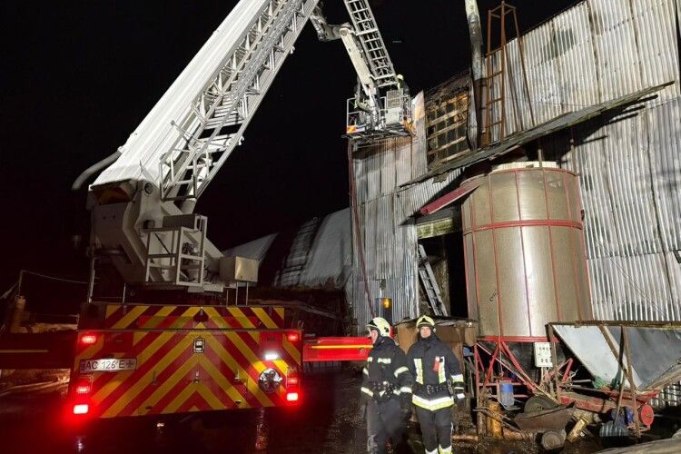 На Волині зварювальник «підпалив» ангар 