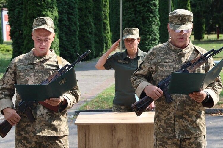 На Волині прикордонники-новобранці урочисто склали Військову присягу