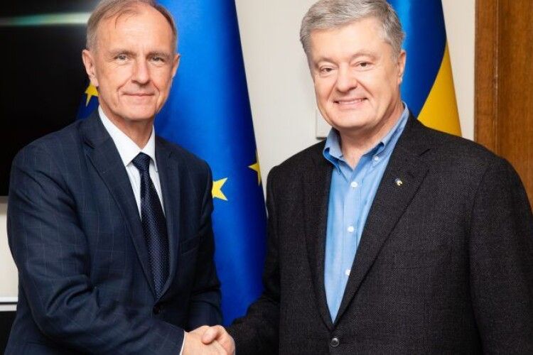 Петро Порошенко під час зустрічі з Богданом Кліхом: Євросоюз має підтримати позицію Сенату Польщі щодо надання Україні оборонної зброї