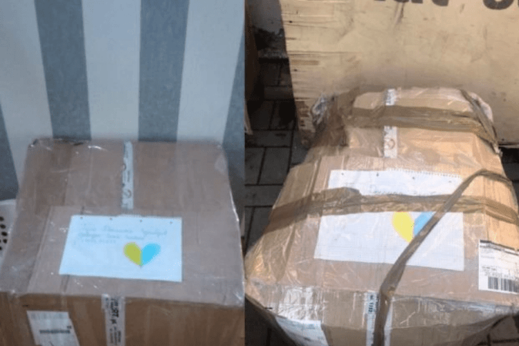 «Його просто роздерли»: волонтерка з Рівненщини отримала на пошті розграбований пакунок гумдопомоги (Фото)
