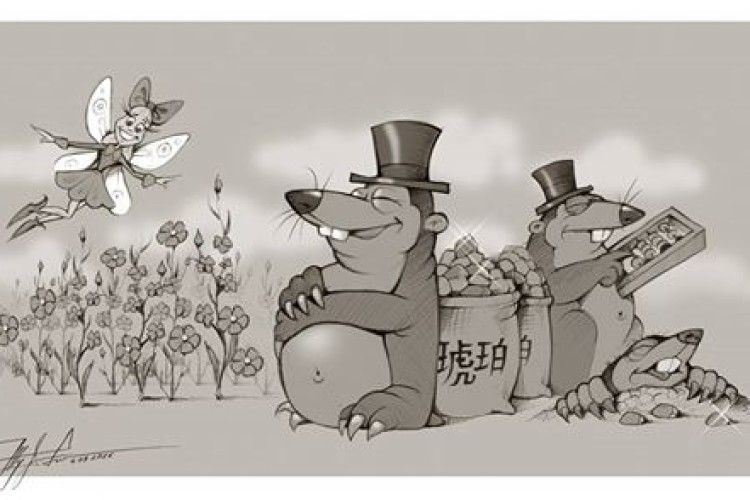 Карикатурист Журавель висміяв китайців і рівненських чиновників