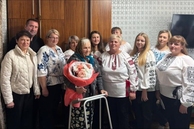 Довгожителька з Волині відзначила 90-річний ювілей