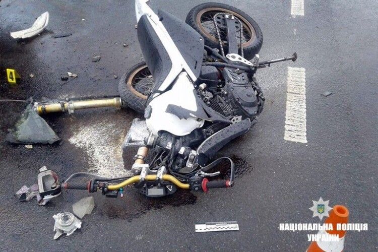 У Луцьку в ДТП травмувався 56-річний мотоцикліст 