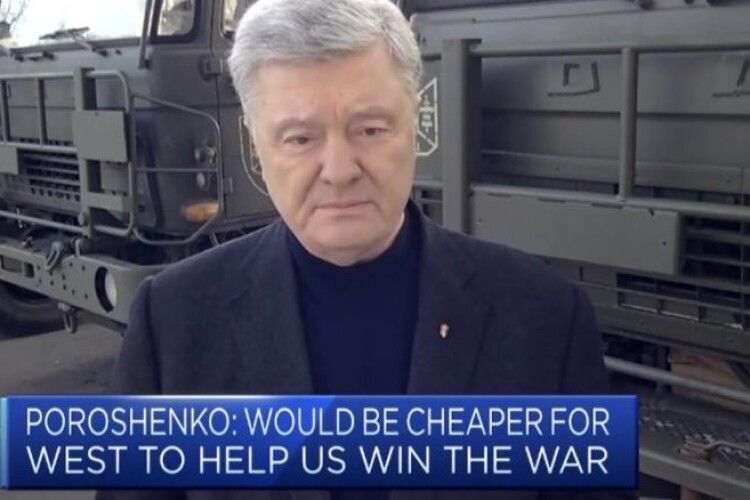 Порошенко в ефірі CNBC звернувся до американців: продемонструйте лідерство, допоможіть Україні перемогти путіна