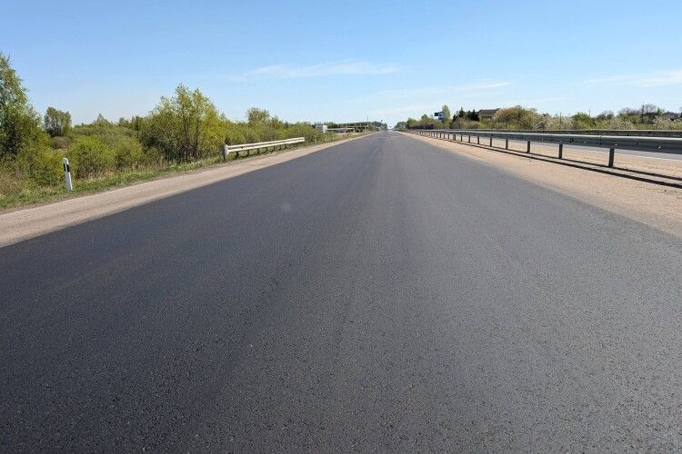 На Волині завершили  ремонт міжнародної траси «Київ-Ковель-Ягодин»