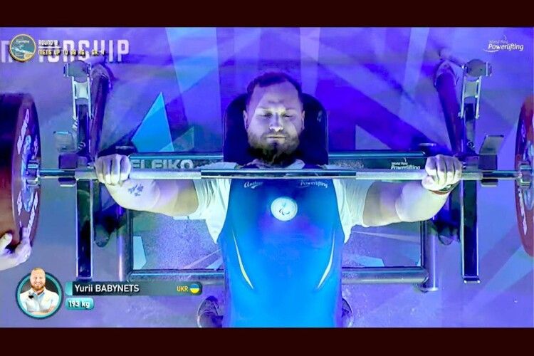 Спортсмен з Волині виборов «срібло» чемпіонату Європи з пара пауерліфтингу