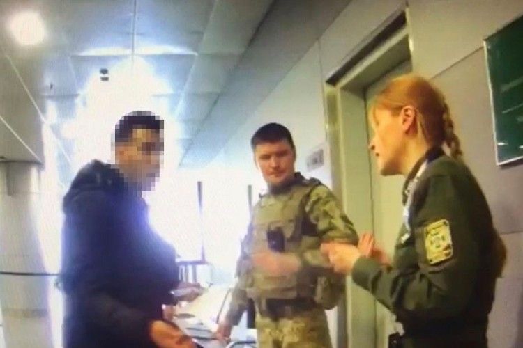 Нелегал напав на прикордонника не бажаючи залишати Україну (Відео)