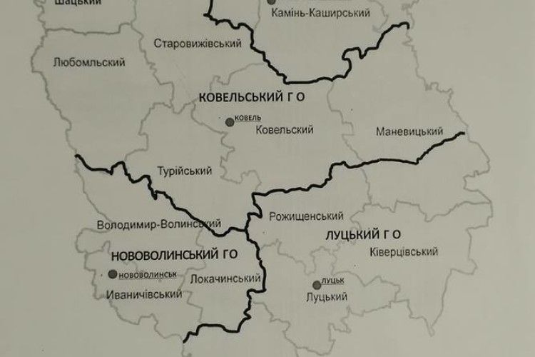 Малиновський відстоює 4 райони на Волині (карта)