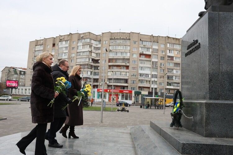 У Луцьку вшанували пам'ять Михайла Грушевського 