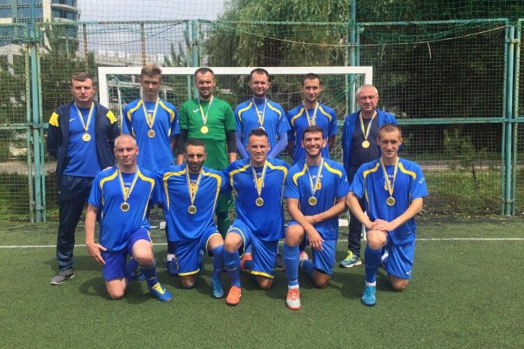 Волинські спортсмени з ДЦП здобули «бронзу» на Чемпіонаті України з футболу (Фото)