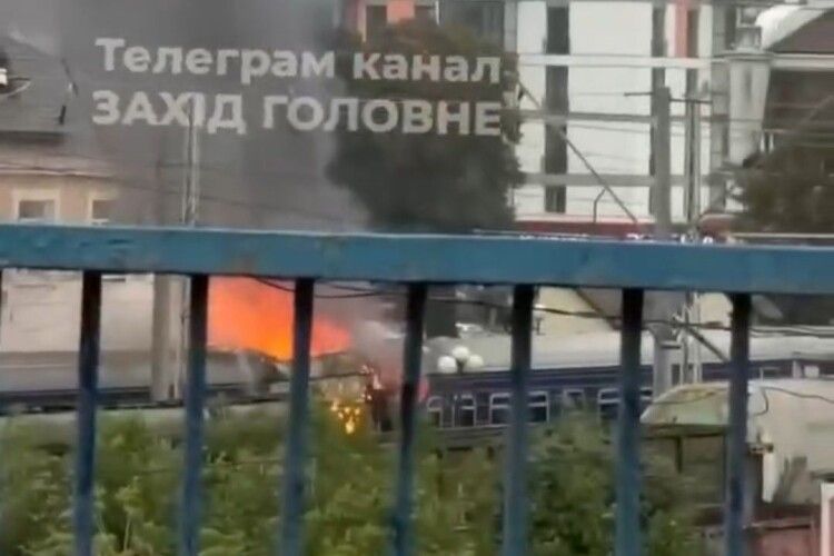 В обласному центрі Волині дрон влучив у пасажирський потяг