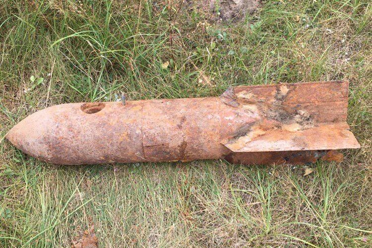 На Волині знайшли дві 100-кілограмові бомби та снаряд