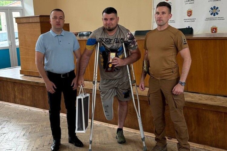 Ветерану з Волині вручили «Хрест пошани»