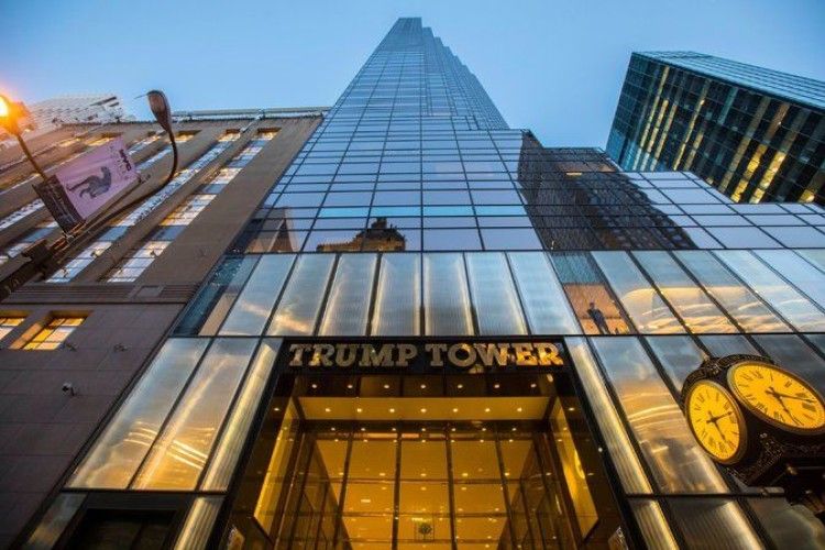 У Нью-Йорку палає вежа Трампа