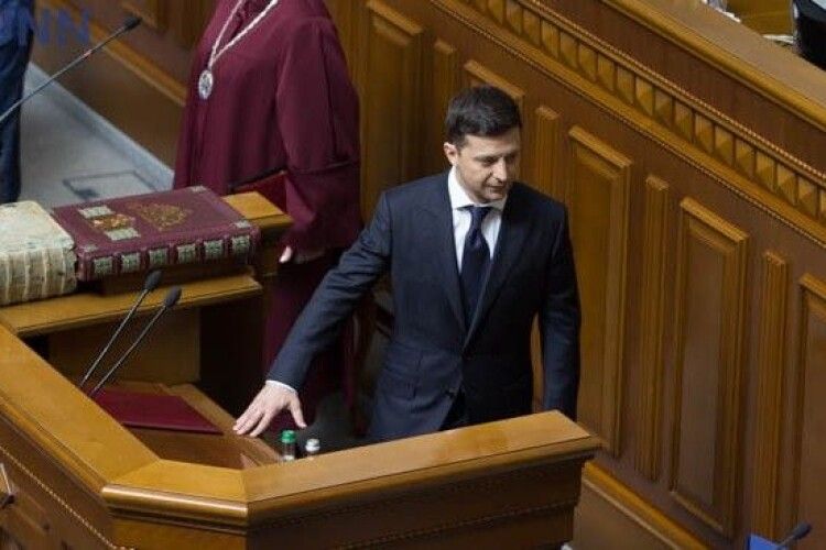 Президент України Володимир Зеленський прибув до парламенту