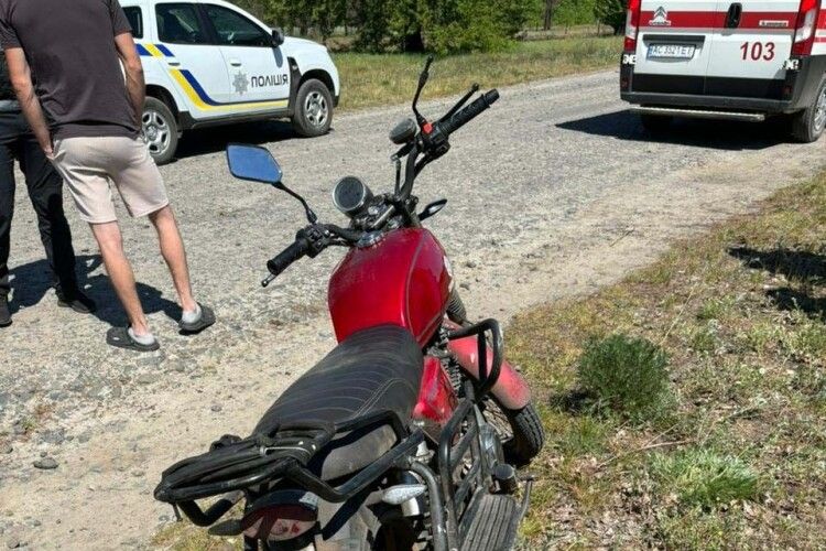 На Волині у ДТП за участю мотоциклістів постраждали неповнолітні