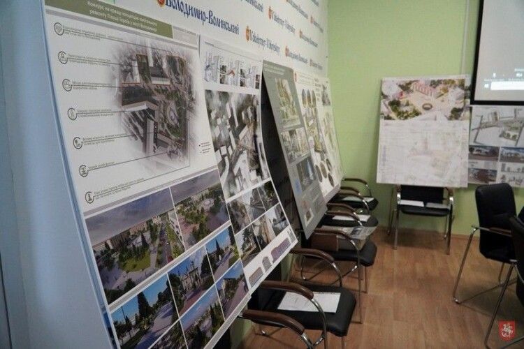 У Володимирі презентували проєкти реконструкції площі Героїв