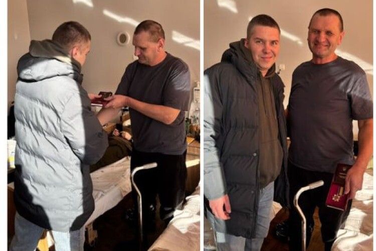 Захисник з Волині отримав високу державну нагороду