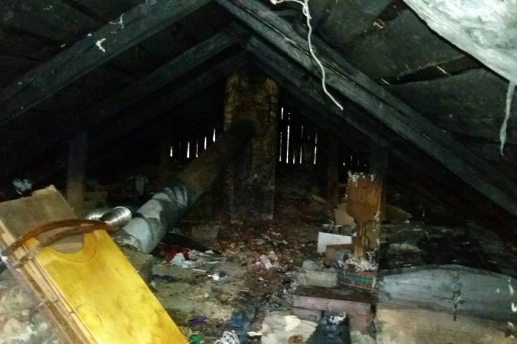 В селі на Рівненщині горіла хата