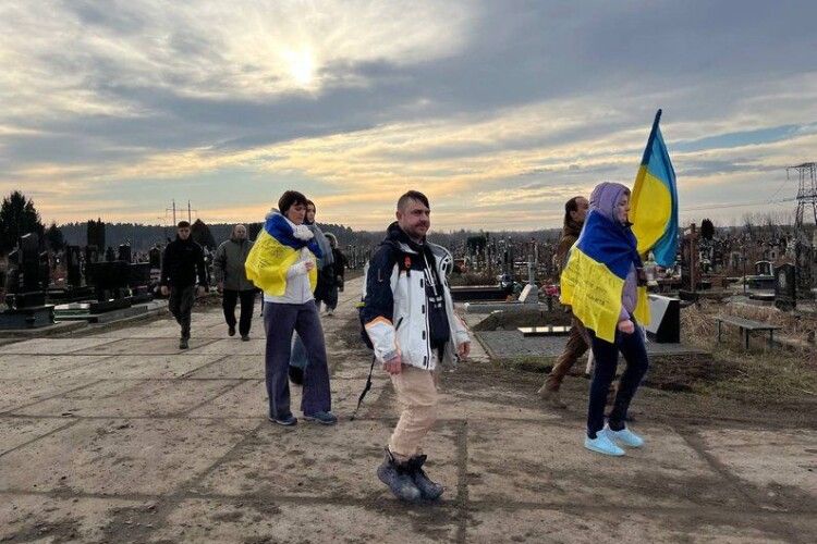 На Волині організували 20-кілометрову ходу в пам'ять про полеглого Героя