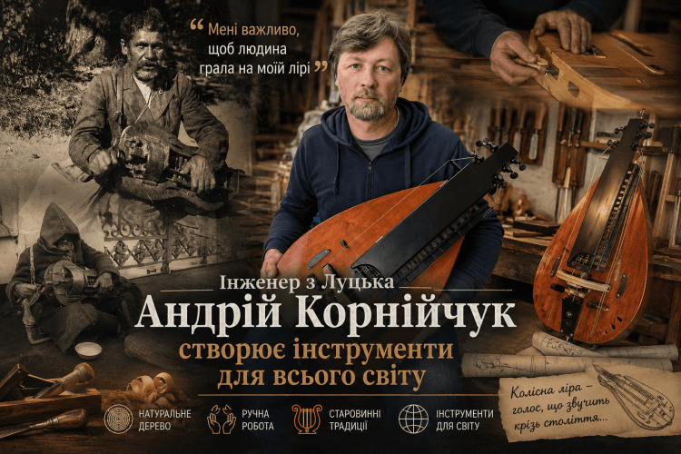 Лучанин Андрій Корнійчук створює ліри для всього світу