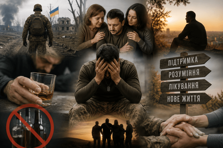 Повернутися з фронту  і не потонути в чарці: думки волинського  фахівця