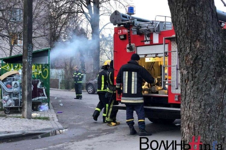 Пожежа у Луцьку: горів смітник