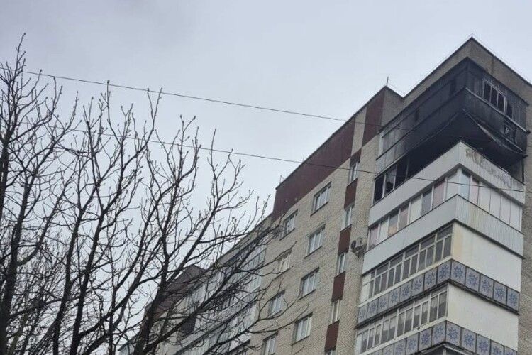 У Луцьку внаслідок падіння уламка «шахеда» пошкоджено будинок