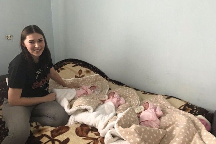 22-річна дівчина з Каменя-Каширського народила трійню