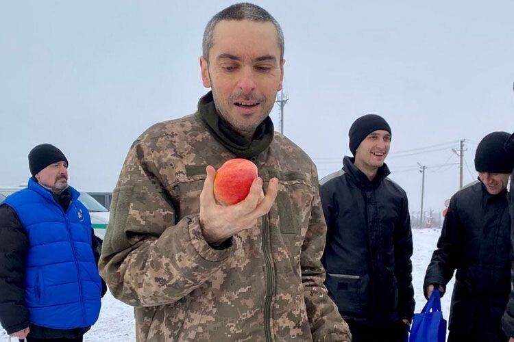 Полонений з яблуком Максим Колесников: «Я схуд на 32 кілограми» (Фото)