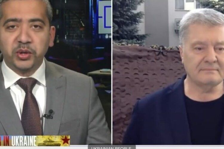 Порошенко в ефірі MSNBC закликав не поширювати путінські наративи про Бандеру та «нацистів в Україні»