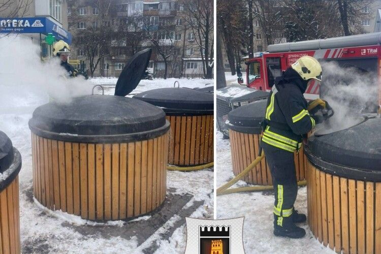 У Луцьку встановлять фотопастки на паліїв напівпідземних контейнерів