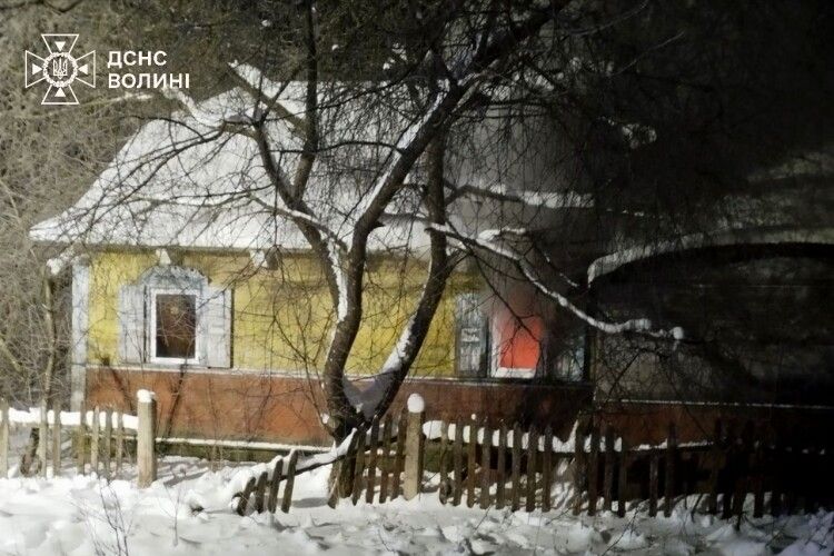 У селі на Волині в пожежі загинув чоловік