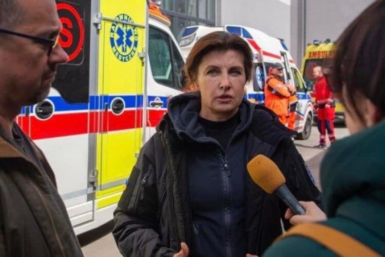 Марина Порошенко: три мобільні медичні бригади з Польщі вже надають допомогу на Київщині 