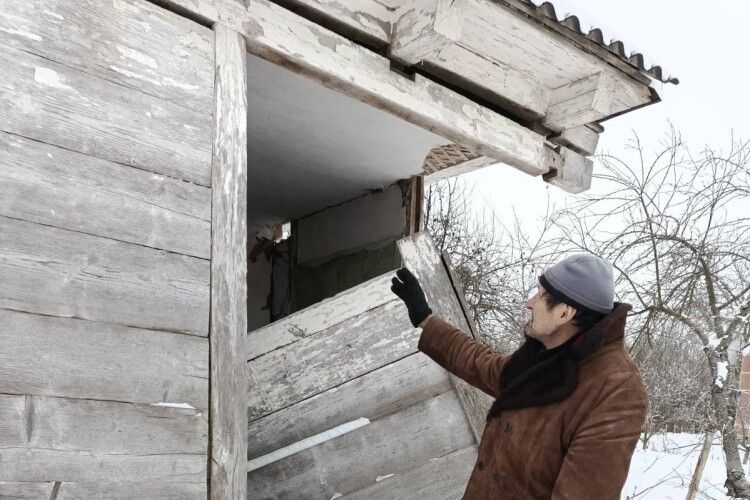 «Волинянин живе, ніби в хату влучив російський дрон…»