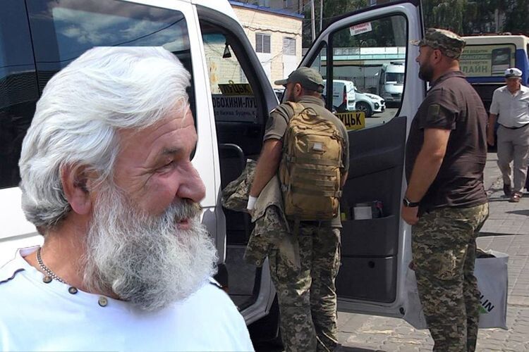 Водій Борода пообіцяв військовим після Перемоги збрити бороду,  яку носить 27 років